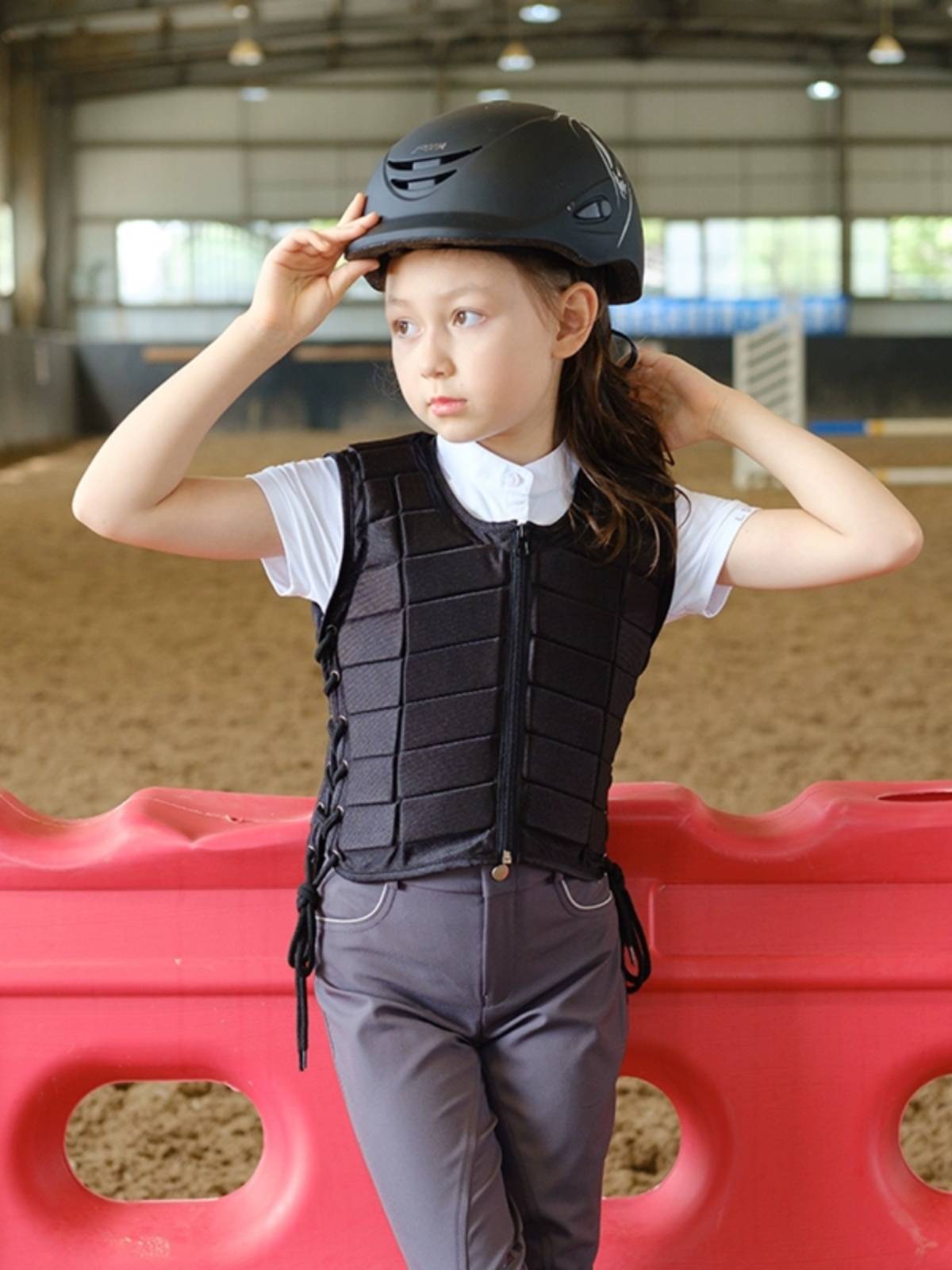 EPONA Children's Equestrian Equipment Equestrian Armor -like Light Equestrian Sports Safety Protection Anti -Cangels