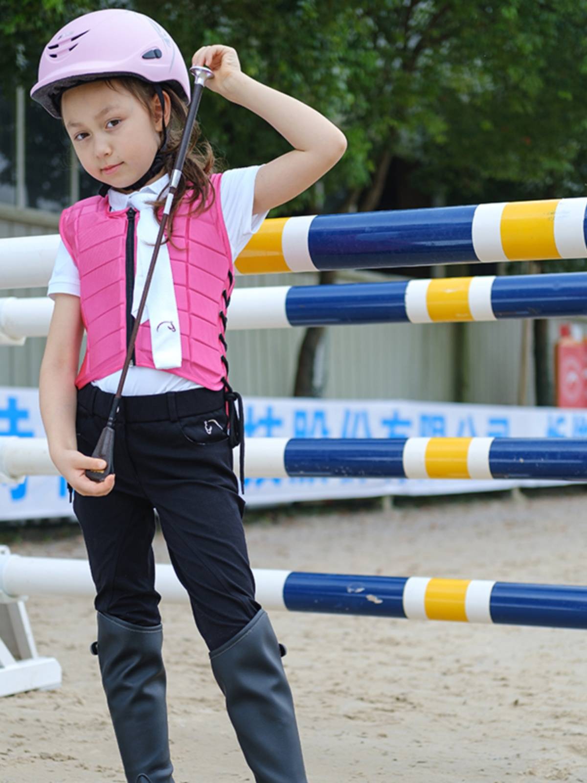 EPONA Children's Equestrian Equipment Equestrian Armor -like Light Equestrian Sports Safety Protection Anti -Cangels