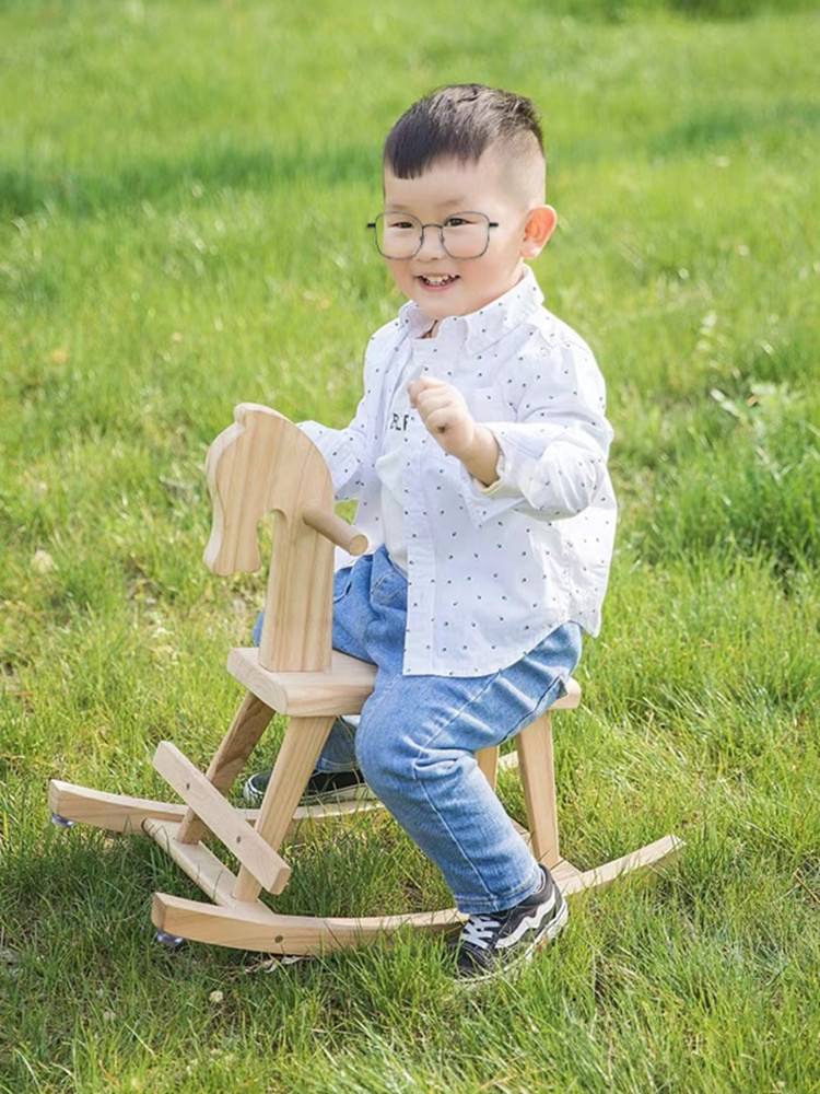 Children's Trojan Riding Horse Car Cyber Baby Toys Chair 1-3 Bianya Kindergarten Birthday Six One Gifts