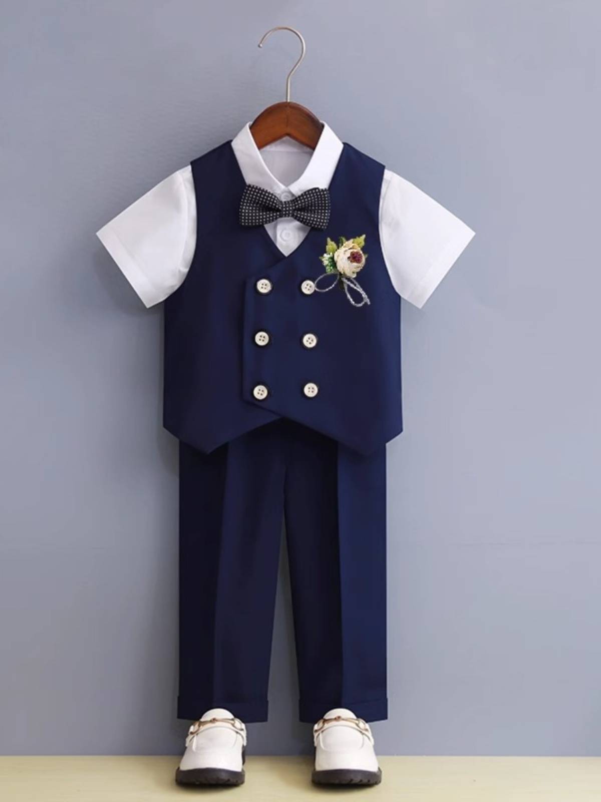 Summer boy dress host Kindergarten Graduation Photo Children's suit suit piano performance service boy