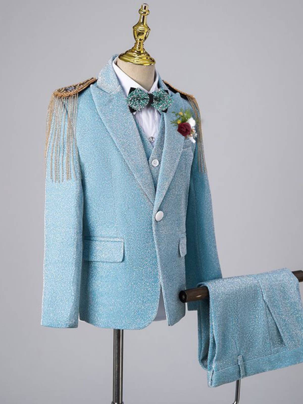 Boys suit suit Korean small suit handsome elementary school student chorus dress children recite piano performance clothes