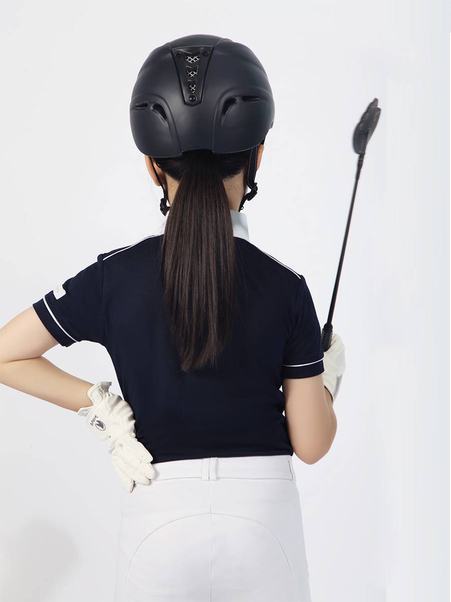 Horsy summer equestrian T -shirt short -sleeved children's equestrian clothing men's horse riding equivalent equipment riding suit horse