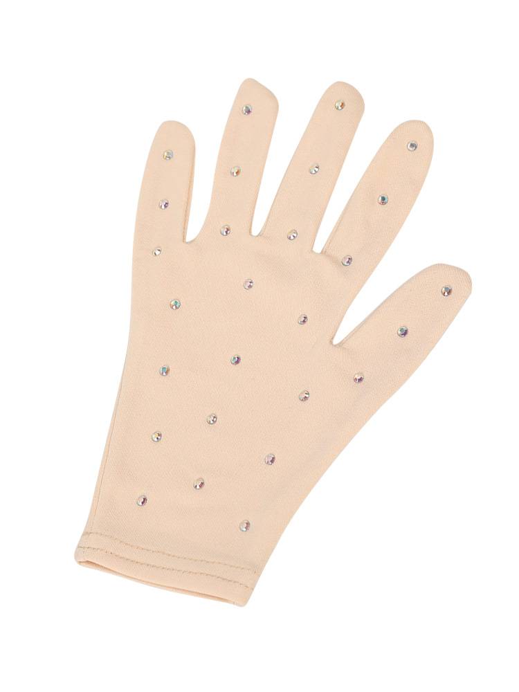 Falter skating performance Gloves Black children and women adult glove meat skin color test training performances rice white