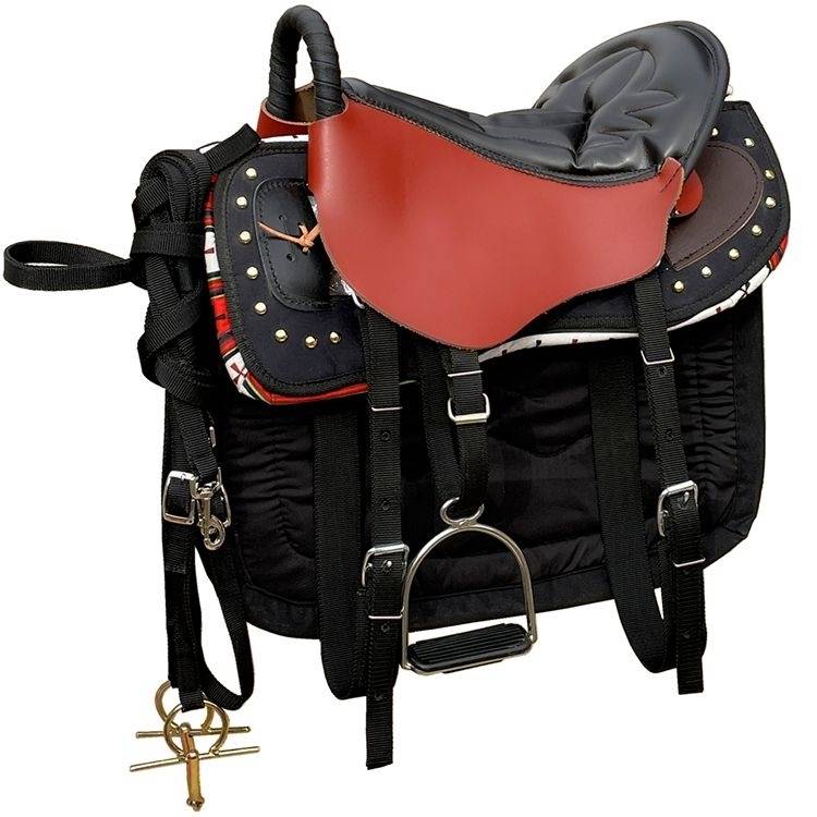 T88 - BROWN BULL PEAK NAIL + BLACK LINE WITH A SET OF LARGE HORSES