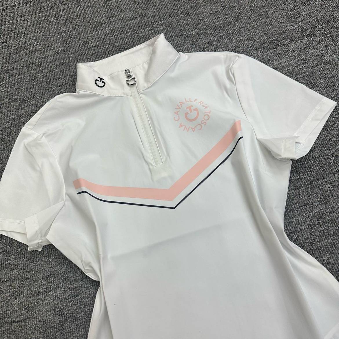 Italy imported CT children's equestrian T -shirt riding training shirt short -sleeved equestrian equestrian equestrian equestrian short -sleeved shirt