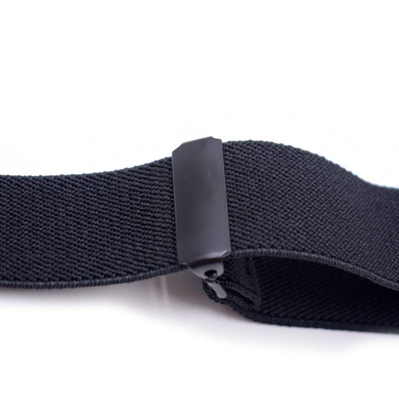 Children's strap collar set Set baby hanging trousers with black young children shoulder strap three clip babies anti -pants band