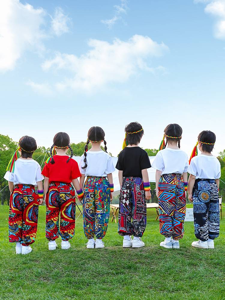 Children's African Drum Performance Server Dance La La Team Games Fashion National Style Graduation Performance Service