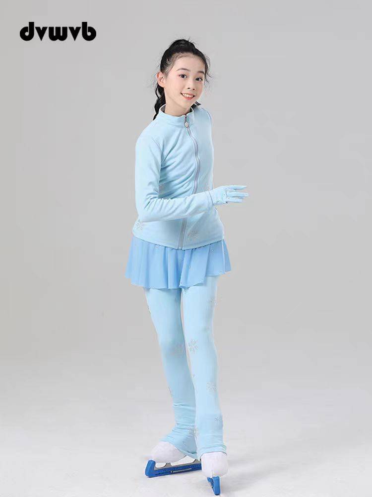 DVWVB Custom Falter Skating Clothing Training Services Hermore Warm Plel Children's Fund Adult Set Y416
