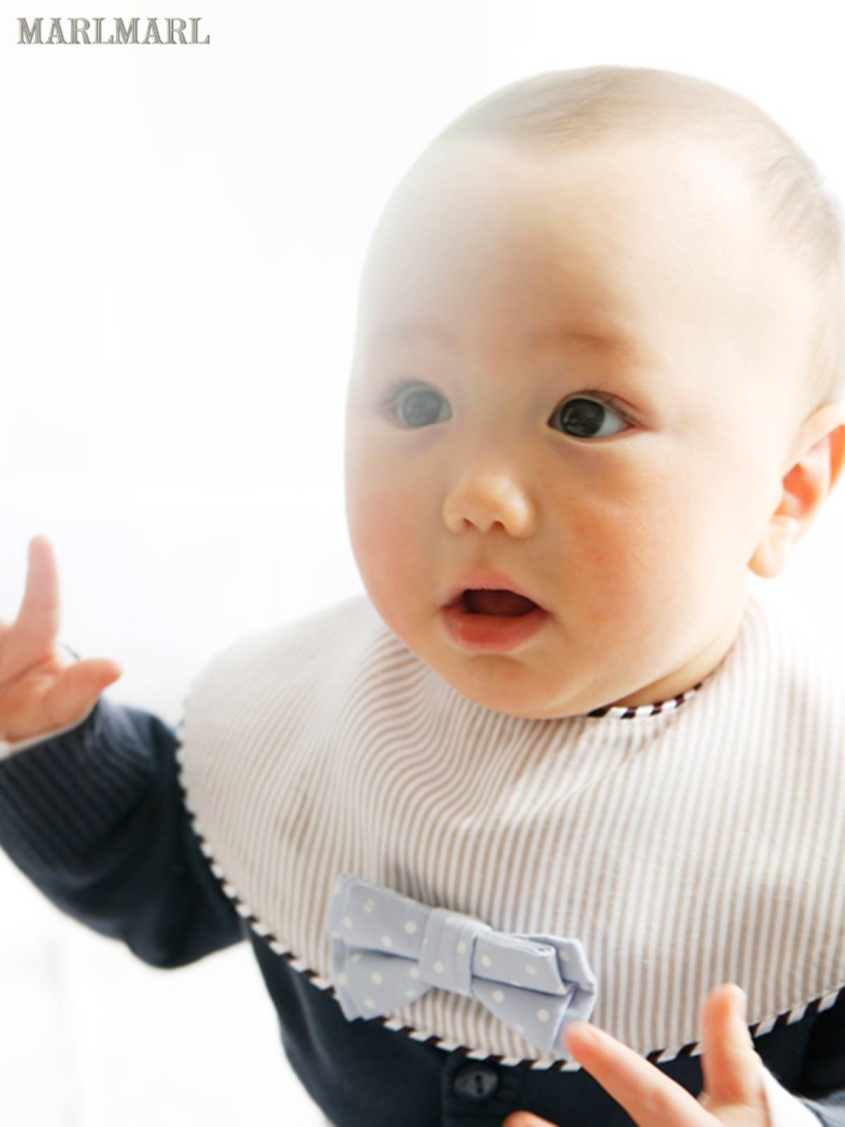 Marlmarl full moon baby bidding water towels, male gentleman's bow tie, feed milk towel DOLCE_C04