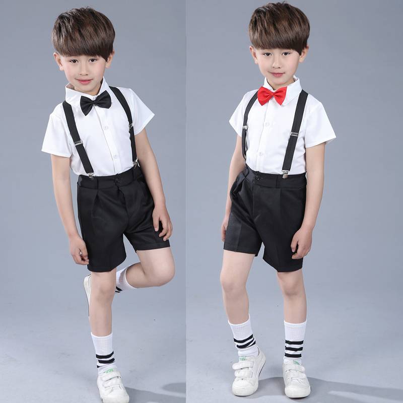 Children's suit suit boys dress kindergarten graduation back pants chorus performers
