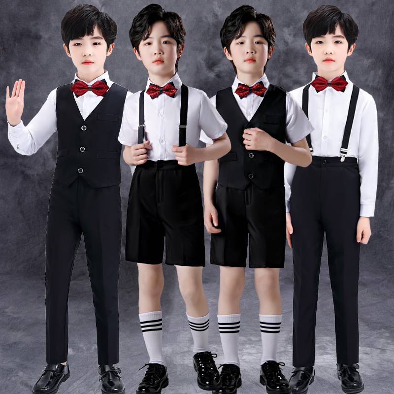 Children's suit suit boys dress kindergarten graduation back pants chorus performers