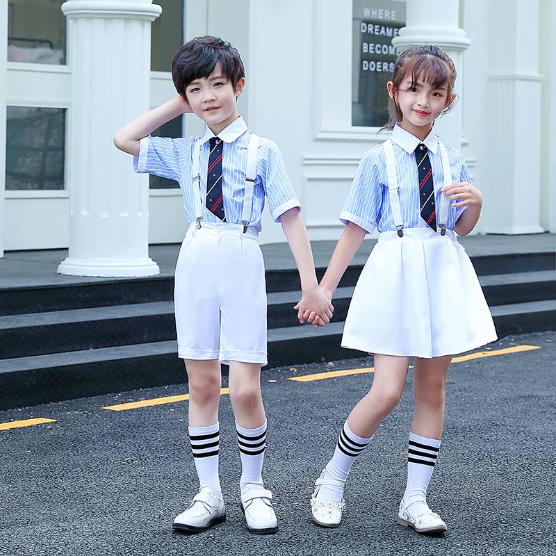 Children's back pants performance service boys performing dresses Primary choir Boys Host recitation clothing