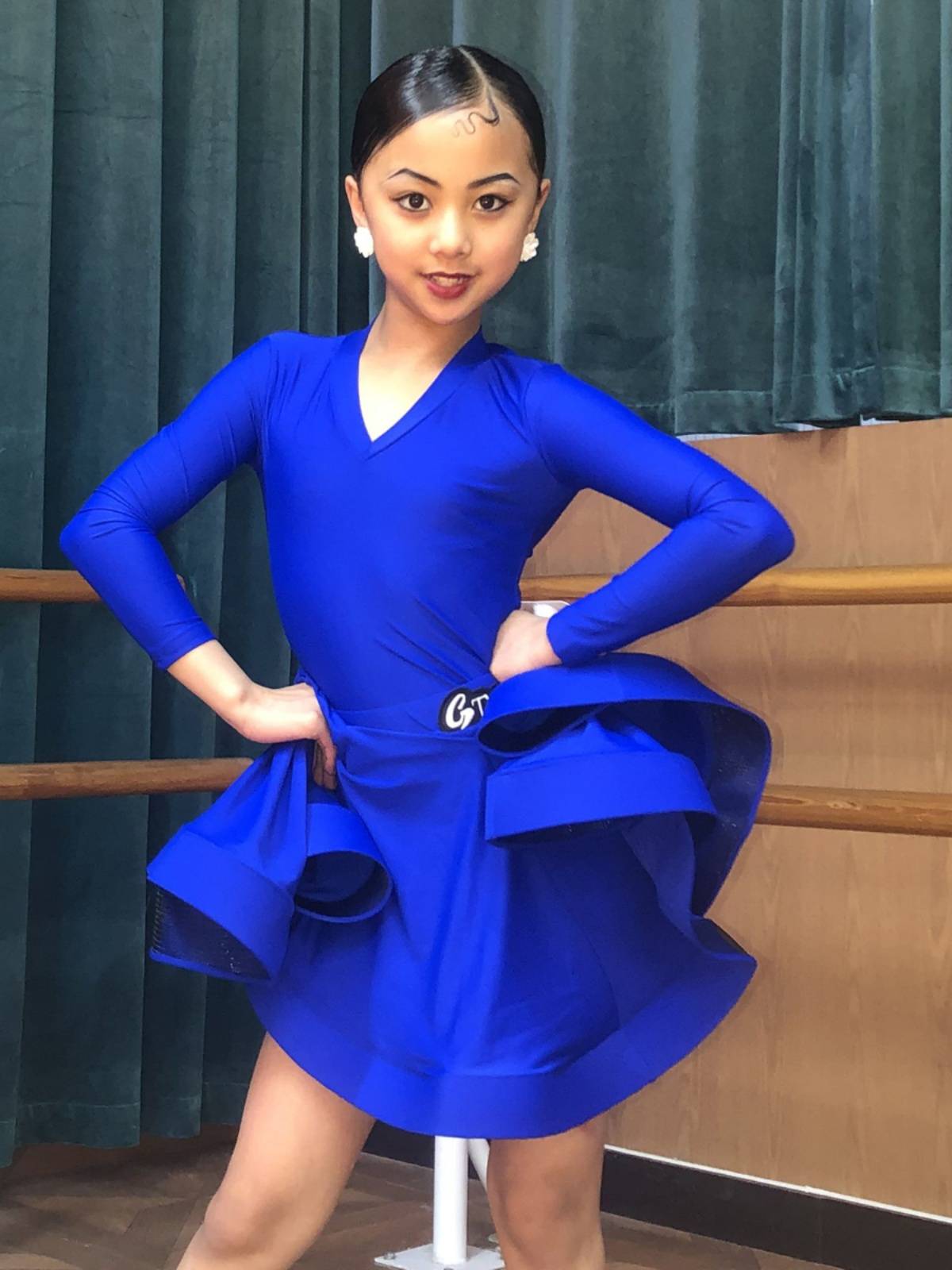 GTYDANCE2024 Black Pond Latin Dance Competition Standardment Standard Services Girl Professional New Children's Performance Service