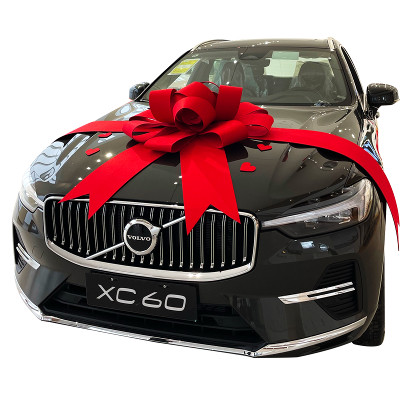 Auto 4S store new car show, car delivery ceremony, dowry, decoration of decorative finished products, thick bow red flowers