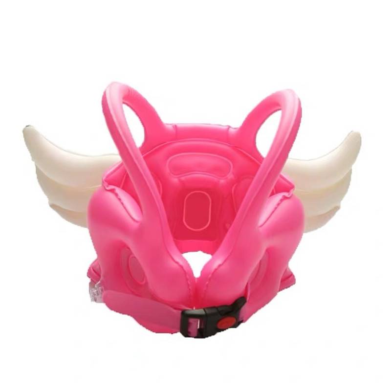 The new children's swimming circle angel vest wings net red inflatable 2-8 year old baby life jacket buoyant water sleeves
