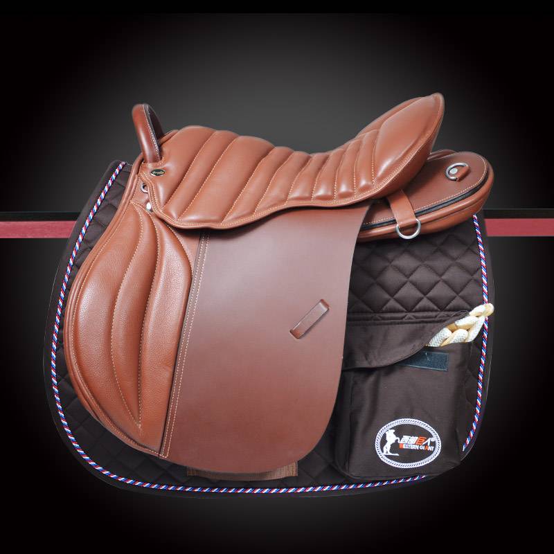 Export -class English equestrian endurance saddle cushion sweat drawer thickened small square cotton ride ride sweat pad