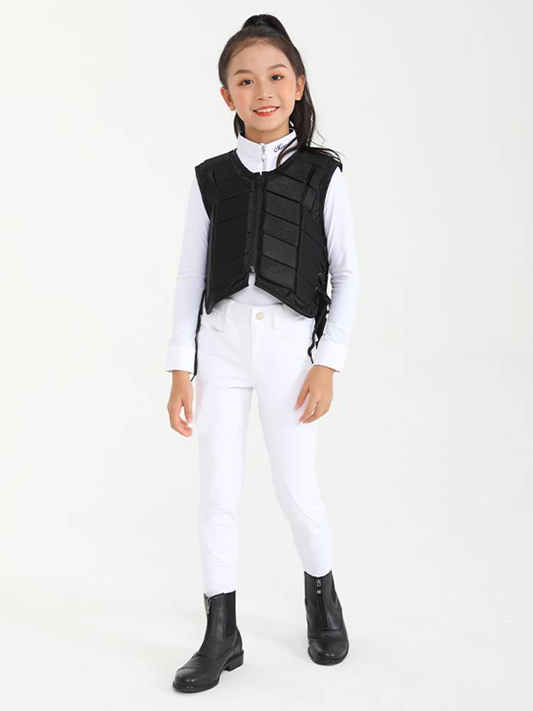 Beginners Children's Equestrian Set Six -piece Professional Training Horse Riding Equipment Cavaliers Riding Armor helmet