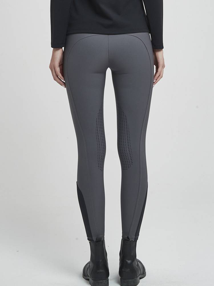 Adult men's equestrian horses equipped with woven wear -resistant riding clothing riding training semi -silicon glue riding pants