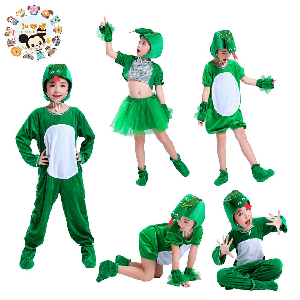 New Children's Animal Snake Performance Services Green Python Great Elephant Horse Monkey Pig, Cow, Duck, Duck, Mouse Tiger Lion Watch Service