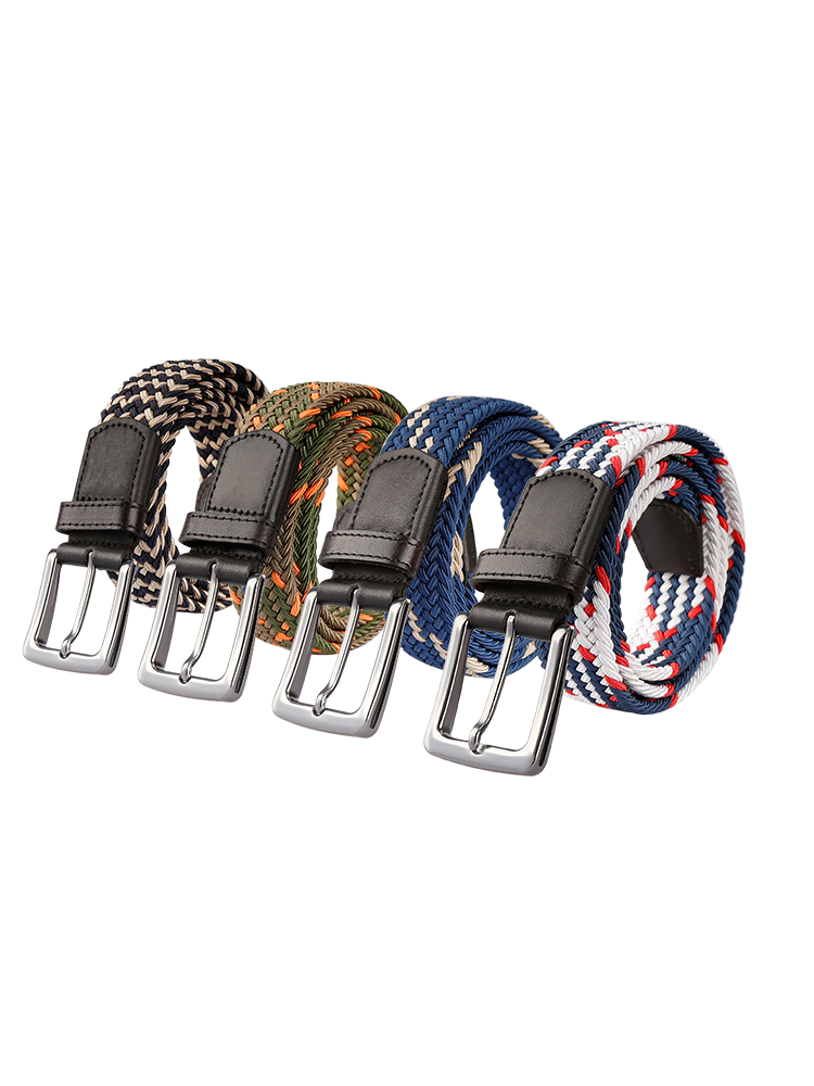 Cavassion elastic woven equestrian belt four -color optional 8112011
