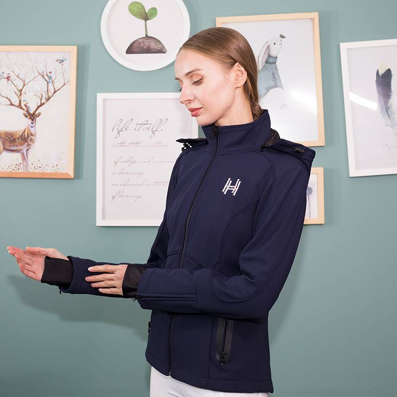Hello Horse Equestrian Women's Equestrian Equipment Equestrian Winter Winter Win -Winter Windsight Server Training Server Jacket