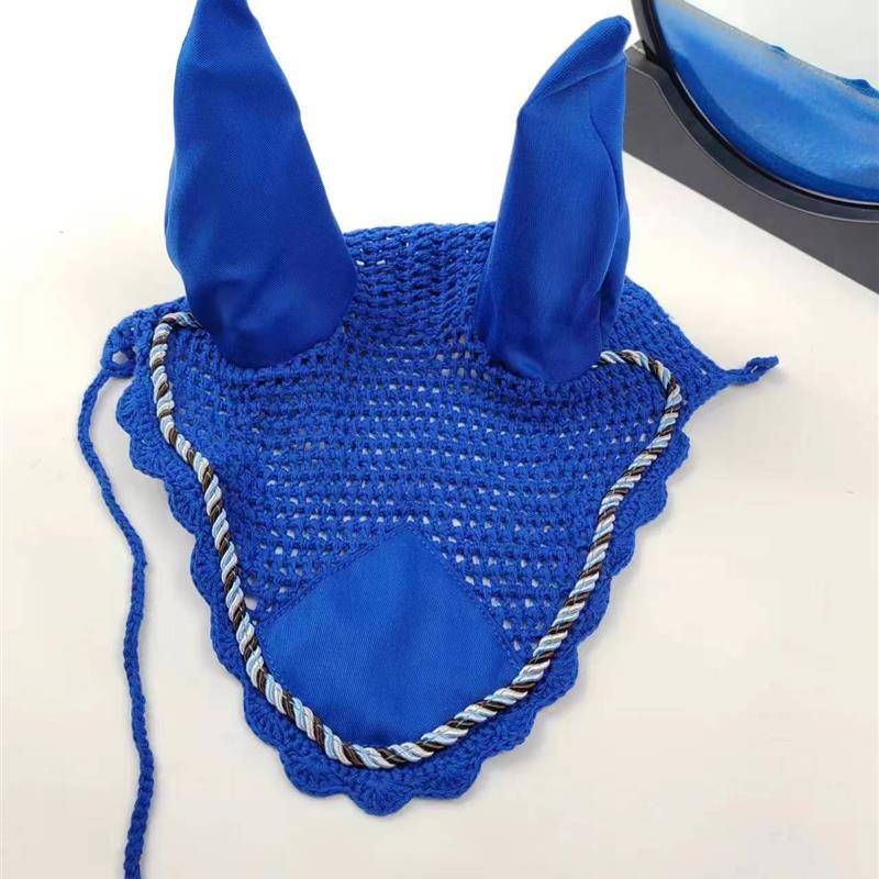 Deep blue ear mask
