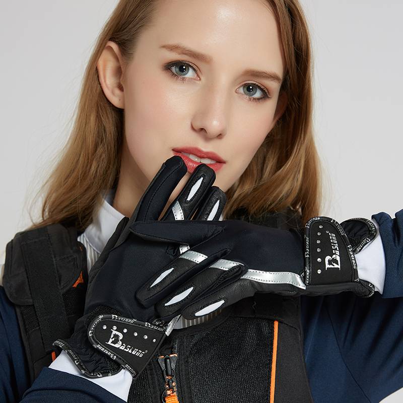 Sheepskin equestrian gloves spring and summer men, girls and children ride gloves Knight equipment equestrian supplies wear -resistant non -slip