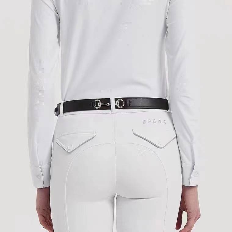 Men and women for horseback belts with iron belts