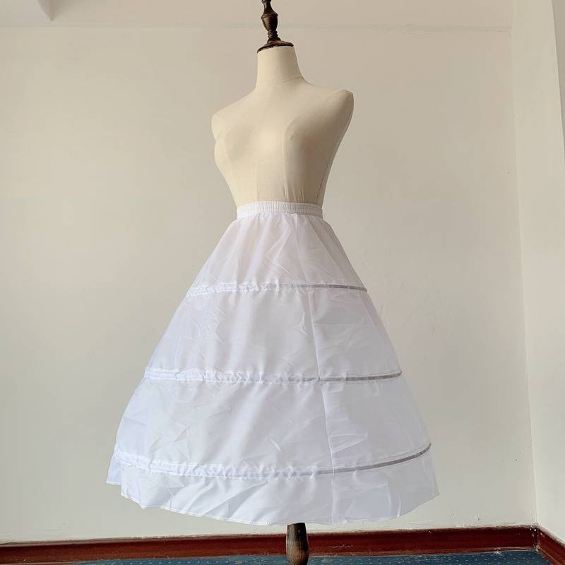 Girls Puff Skirt Children's Skirts Support Children's Princess Dress Performance Support girl flower girl wedding fish bone performance lining skirt