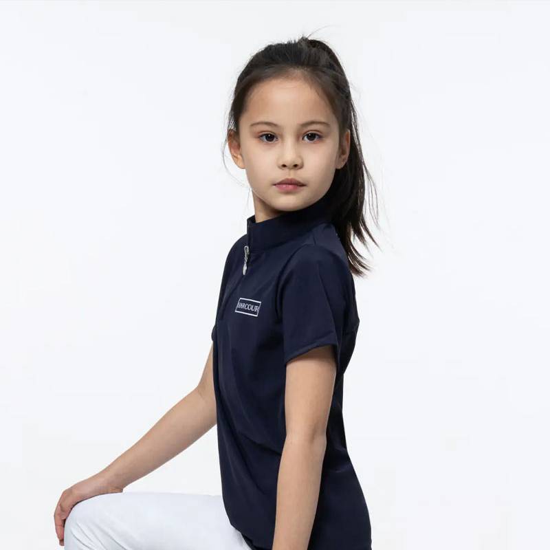 EARCOUR POLA Equestrian T-Shirts Male and Children Knight Server Short-sleeved Skin-pro-sweaty Equestnicism