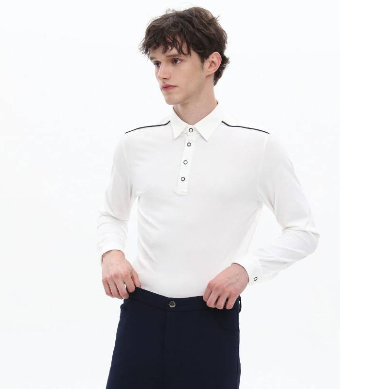 Spring and summer horselike T -shirt Equestrian competition training clothing men's long -sleeved top riding shirts lightly dry clothes