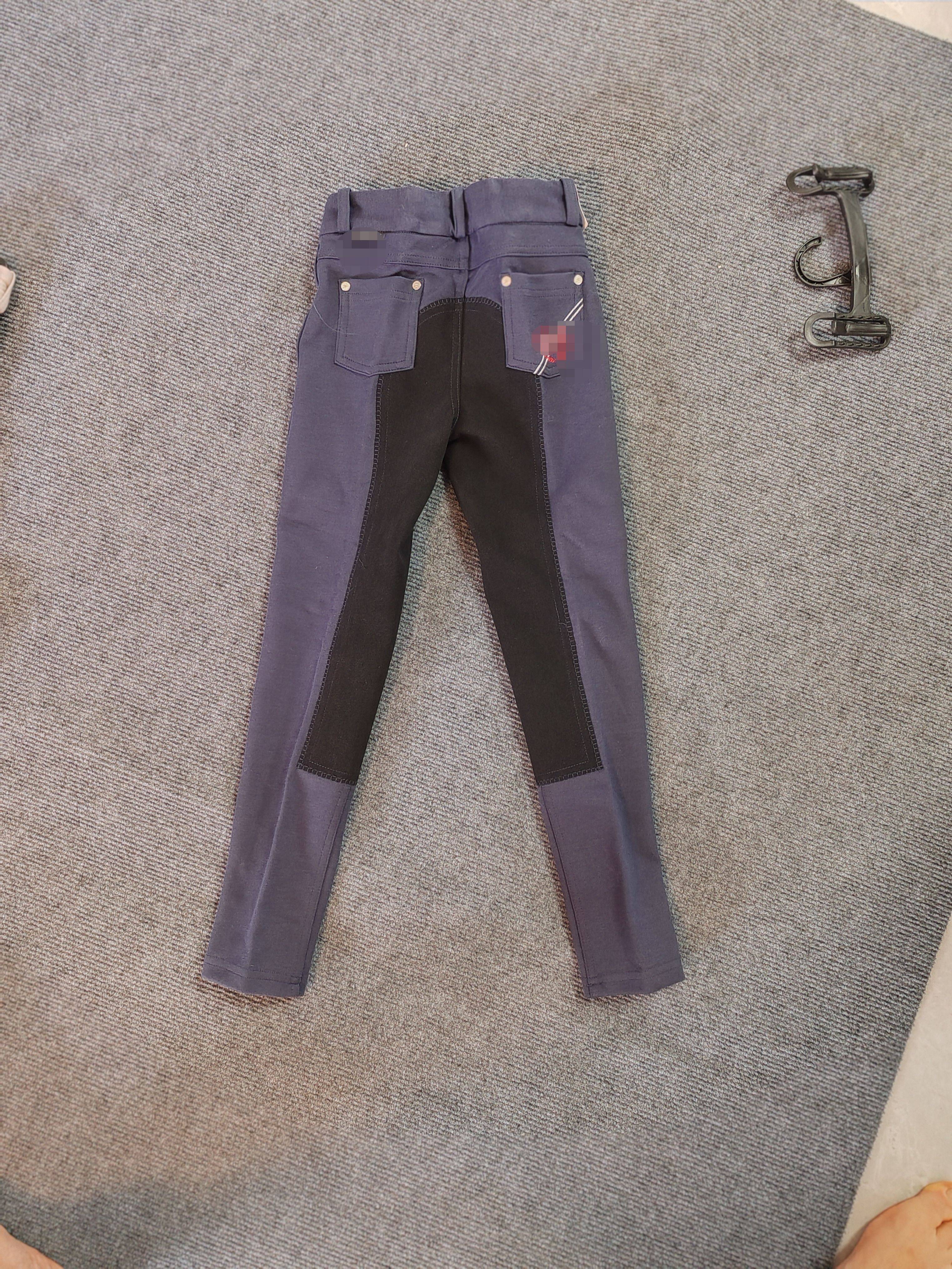 Children's equestrian pants four seasons elastic fabric Single boys and girls riding pants disorder training competition