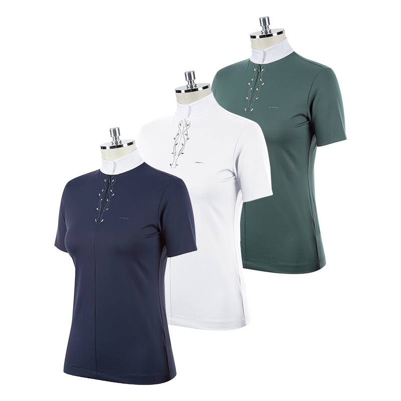 Animo imported women's equestrian short -sleeved h equist T -shirt horse riding short -sleeved upper women's clothing 606