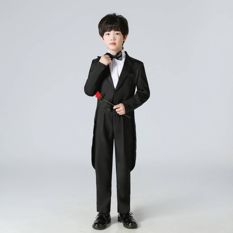 Children's Tyranian Performance Service Boy Got Set Little Flower Boy Prince Wedding Model Model Piano Competition Host