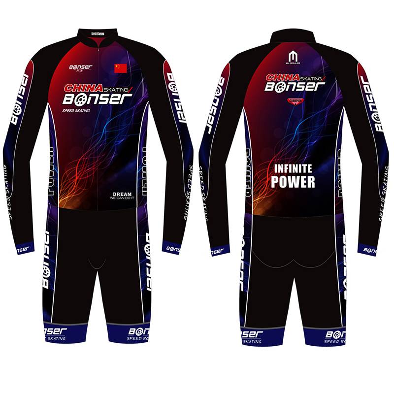 Children's Speed Shooting Long -sleeved Chain Shooting Short Sleeve Racing Server Adult Sunscreen Skating Clothing Men and Women Spot