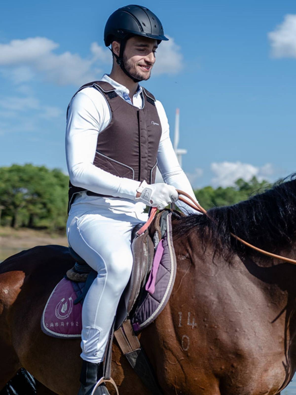 EPONA Equestrian Equipment Knight Armored Men's Equestrian Parcellash -Ambling Vests Riding Horse Safety Protective Clothing