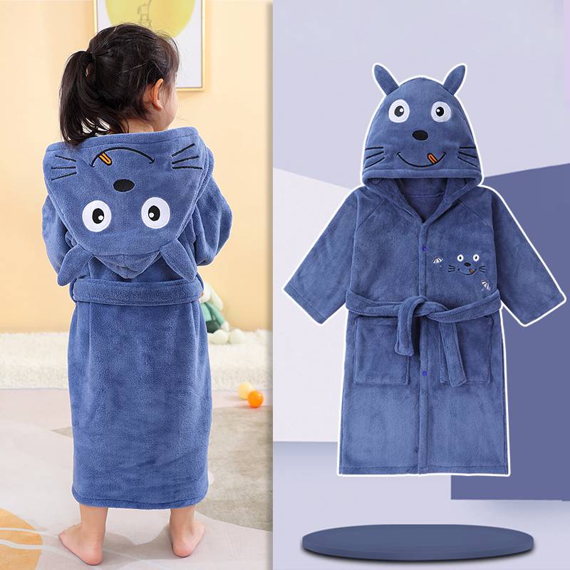 DRAGONCAT -- BATHROBE -- RECOMMENDED HEIGHT 90-120CM