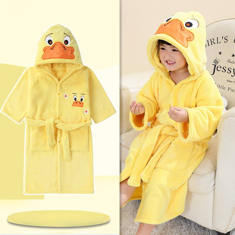 DUCKY -- BATHROBE -- RECOMMENDED HEIGHT 120-150CM