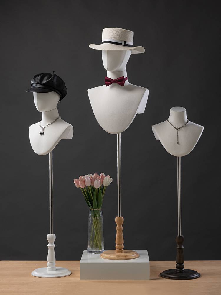 COS wig display model display shelf rack hair shirt hat necklace dumb placing dummy head model props