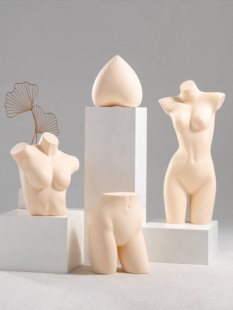 Underwear models with female half -bodies brackets Men's underwear model frame fake human window display display rack