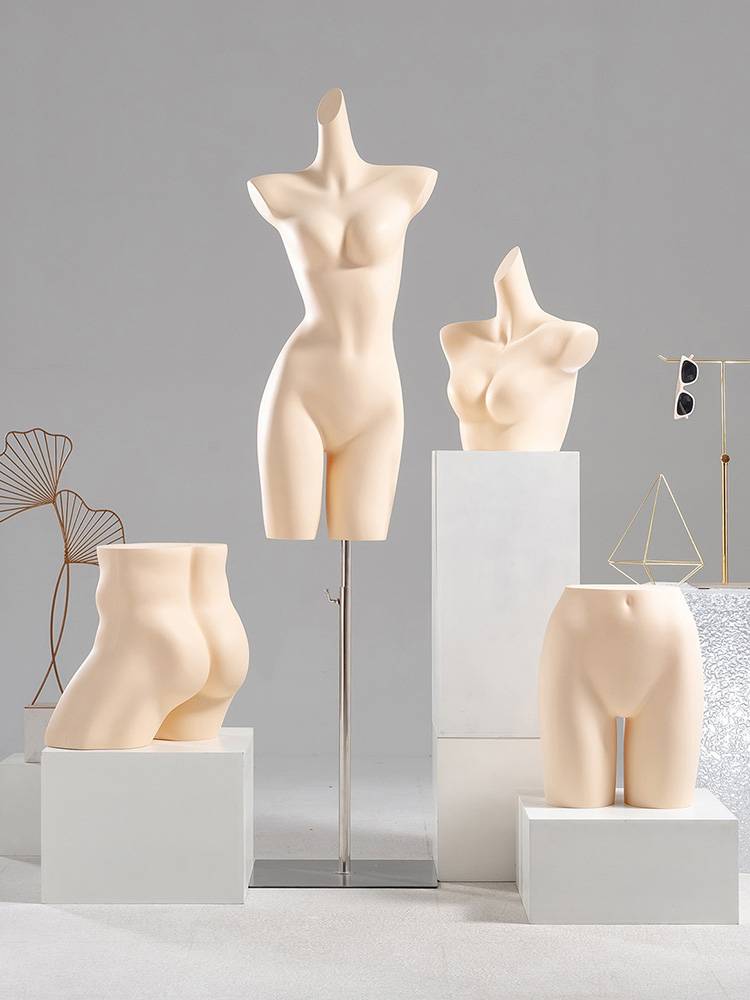 Underwear models with female half -bodies brackets Men's underwear model frame fake human window display display rack
