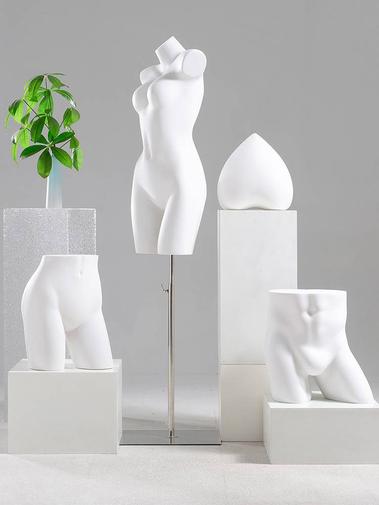 Underwear models with female half -bodies brackets Men's underwear model frame fake human window display display rack