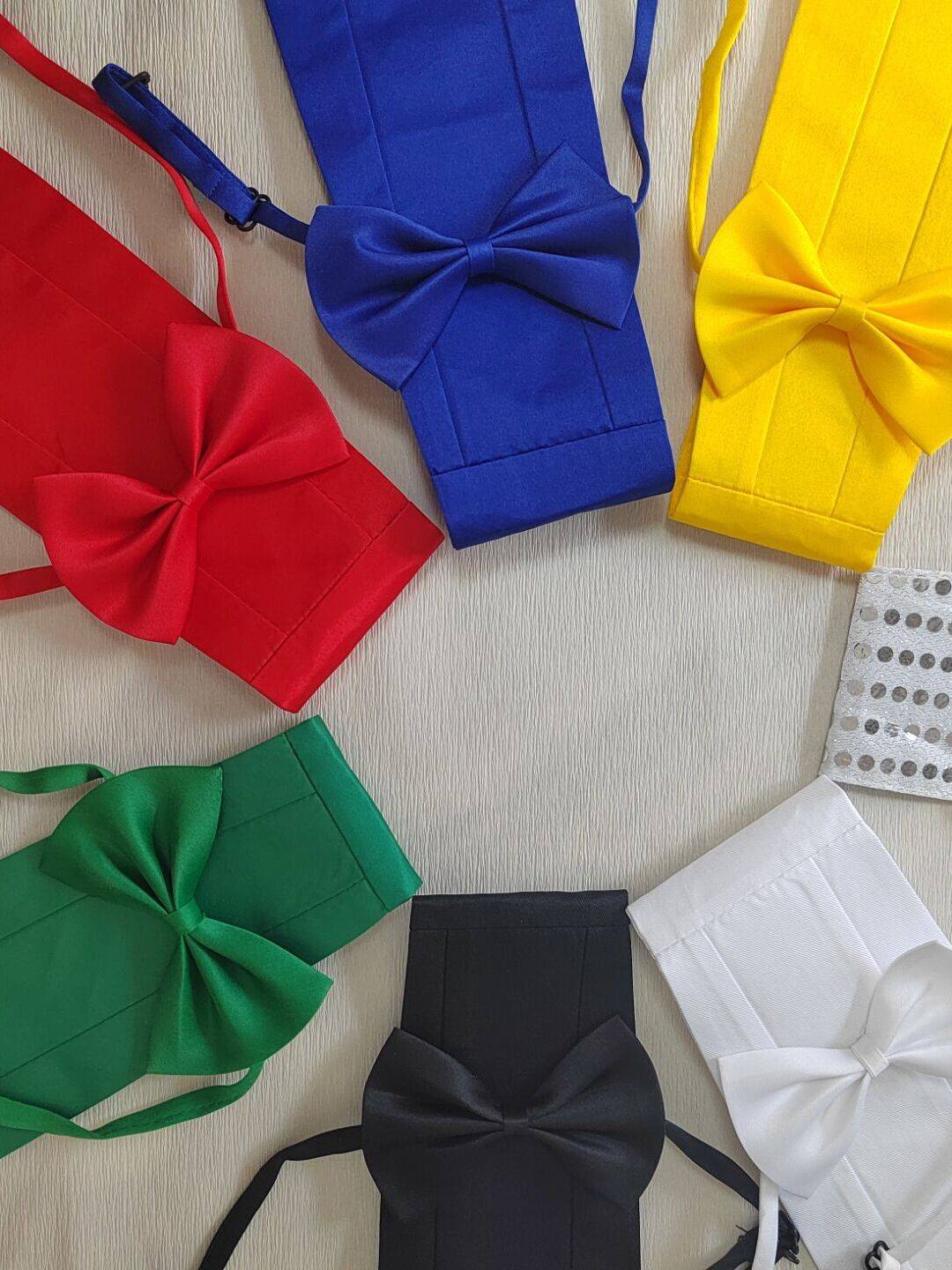 Boys bidding Baby anti -bidder performance clothing accessory accessories waist sealing neckline children's performance accessory accessories bow