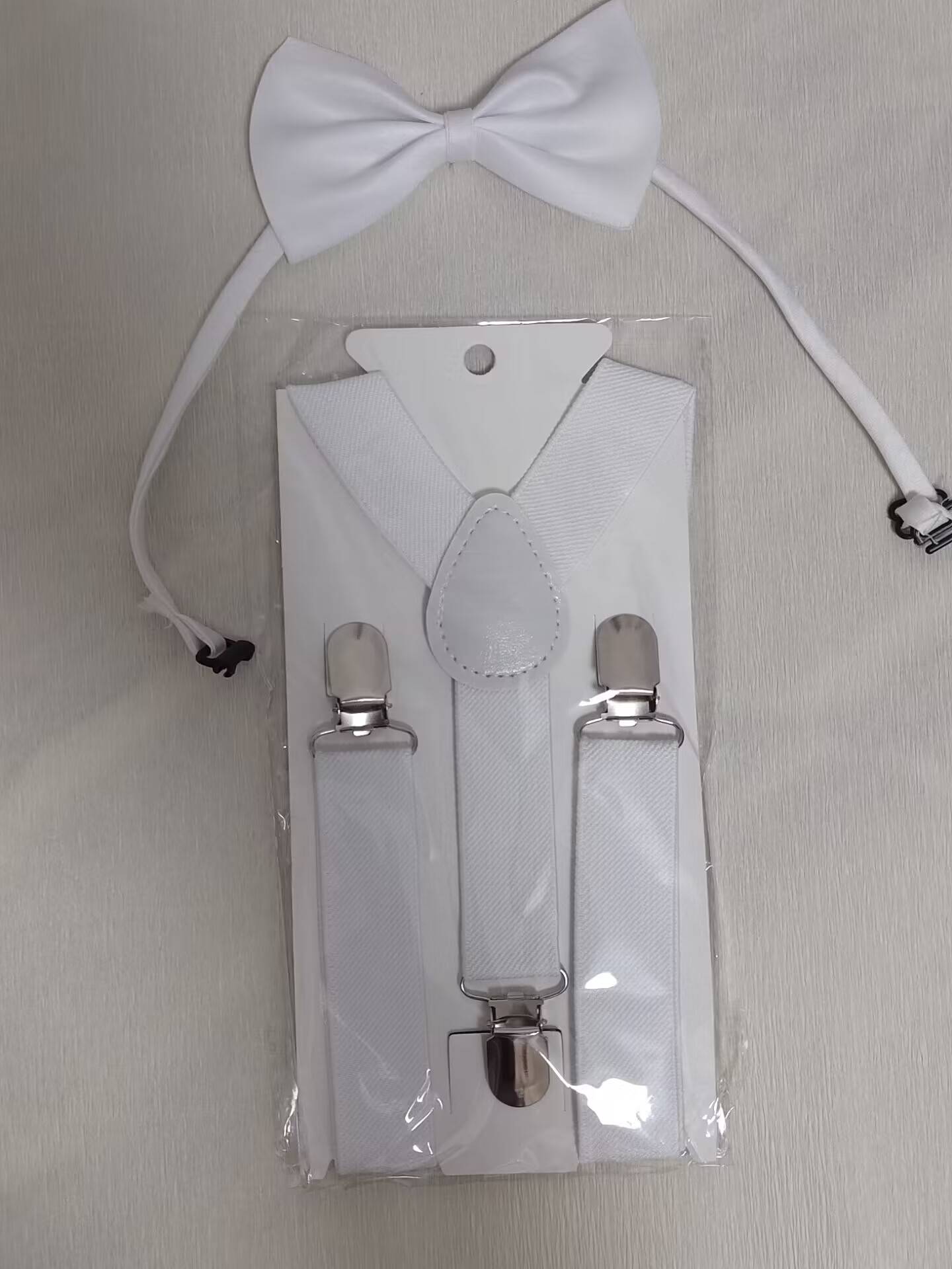 White belt + white tie