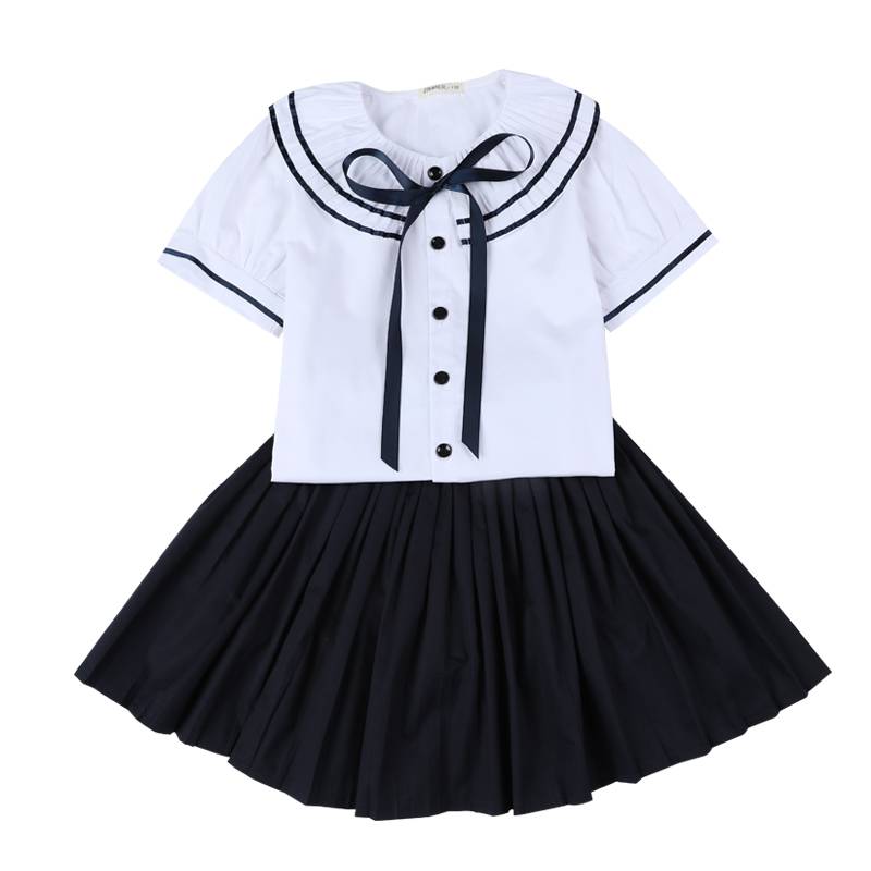 Kindergarten clothing Naval School of Windsters Summer Graduation Photo Graduate Phone and Girls' Class Six Yi Children's Day Performance Clothing
