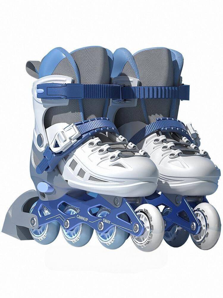 Mi -high wheel skate children's major, beginner, boys girl girls full set of adult single row skating shoes dry ice