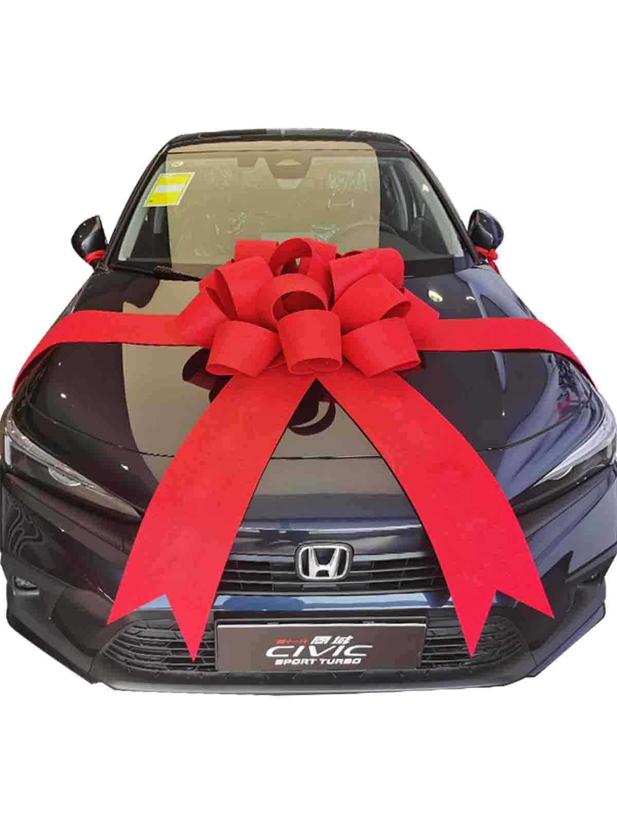 Delivery Dahonghua Car Show Decoration Bow 4S Store Shop Exhibition Hall Auto Show to arrange new cars to pick up cars and pull flowers