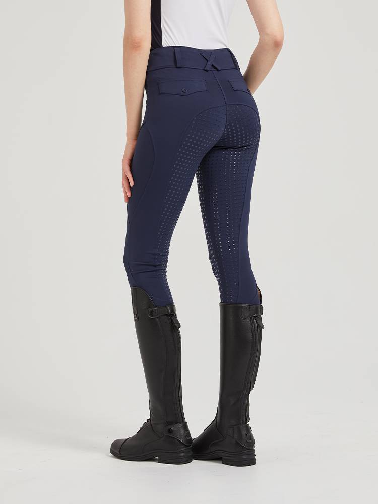 Spring and summer riding pants female all silicon glue horses horses horse pants riding, breathable high bomb high -waisted horse pants riding equipment