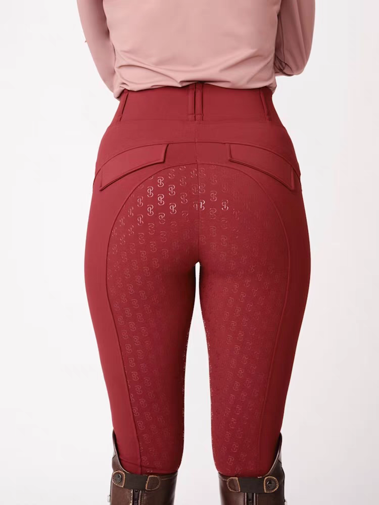 European explosive version of horse -riding pants pants horsema riding equipment full glue equestrian pants