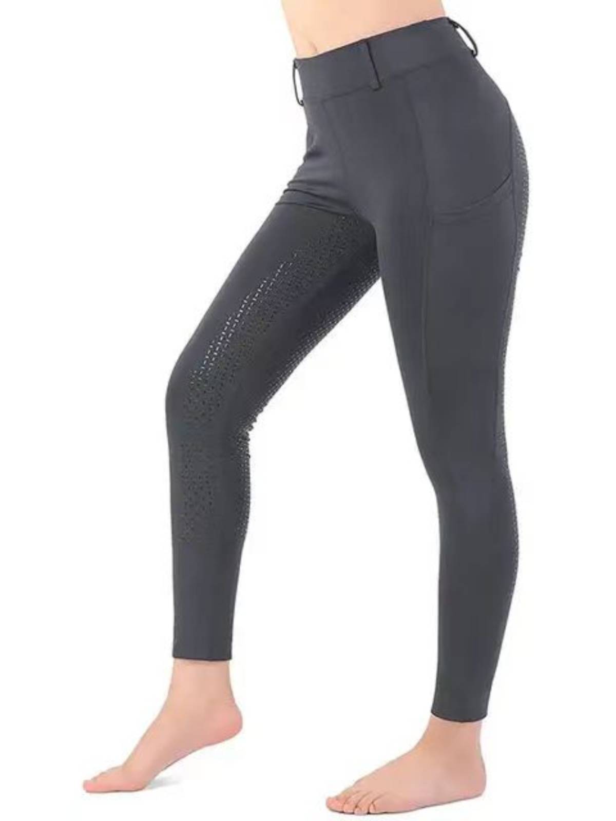 Autumn and winter high -bullet wear -resistant whole silicone gel adult children's equestrian pants breathable riding pants silicon glue non -slip riding equipment